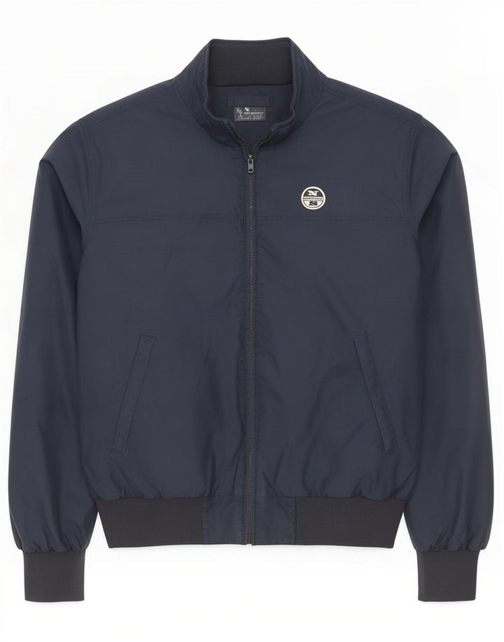 North Sails Herre Bomber Jacket UK 44 2XL Navy Blue Polyamide