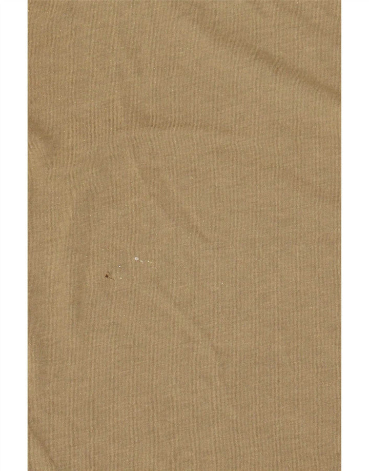 Adidas Herre T-Shirt Top Medium Khaki Bomuld