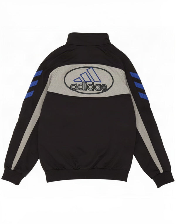 Adidas drenge grafisk træningsdragt topjakke 11-12 år Sort Colourblock
