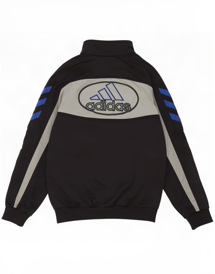 Adidas drenge grafisk træningsdragt topjakke 11-12 år Sort Colourblock