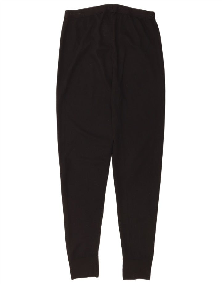 COLUMBIA Womens Leggings UK 14 Medium  Black Polyester