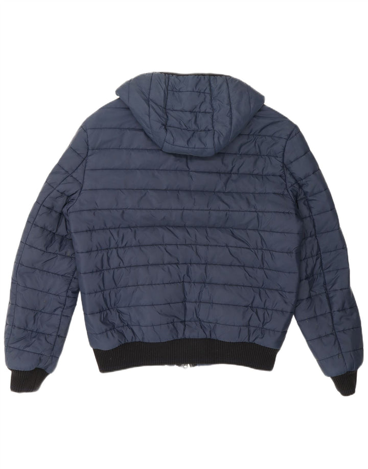 Refrigiwear Herre hættepolstret jakke IT 52 Stor marineblå polyester