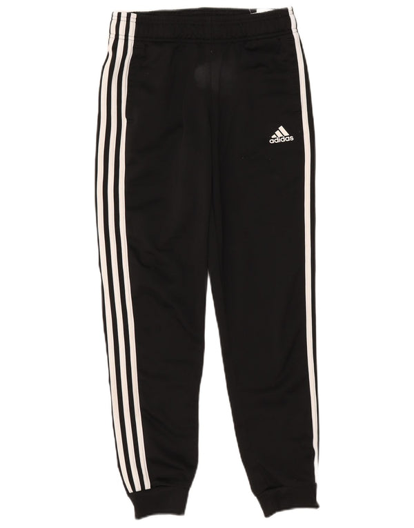 Adidas Pige Træningsdragt Bukser Joggers 11-12 År Sort Polyester
