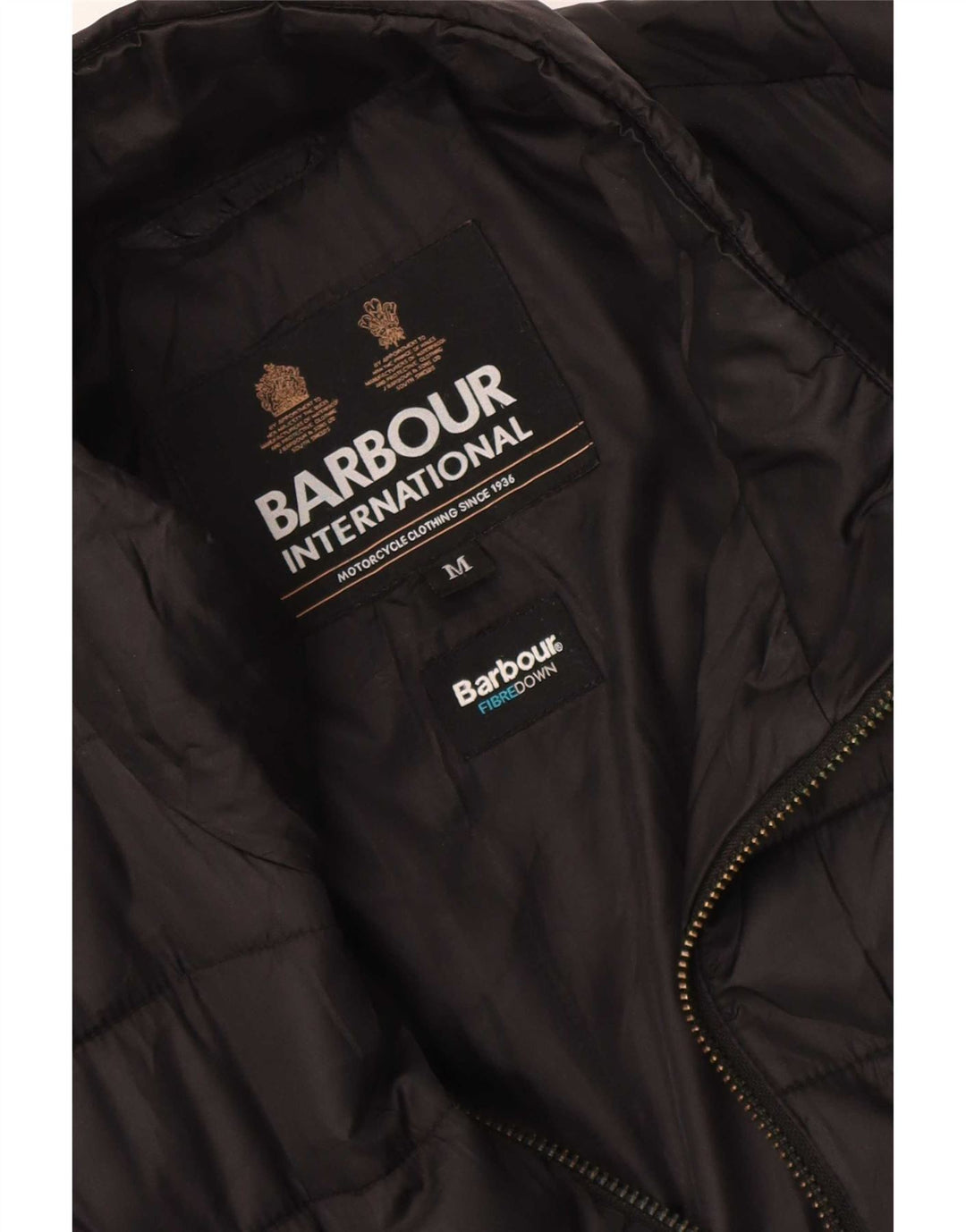 Barbour Polstret Herrejakke UK 38 Medium Sort
