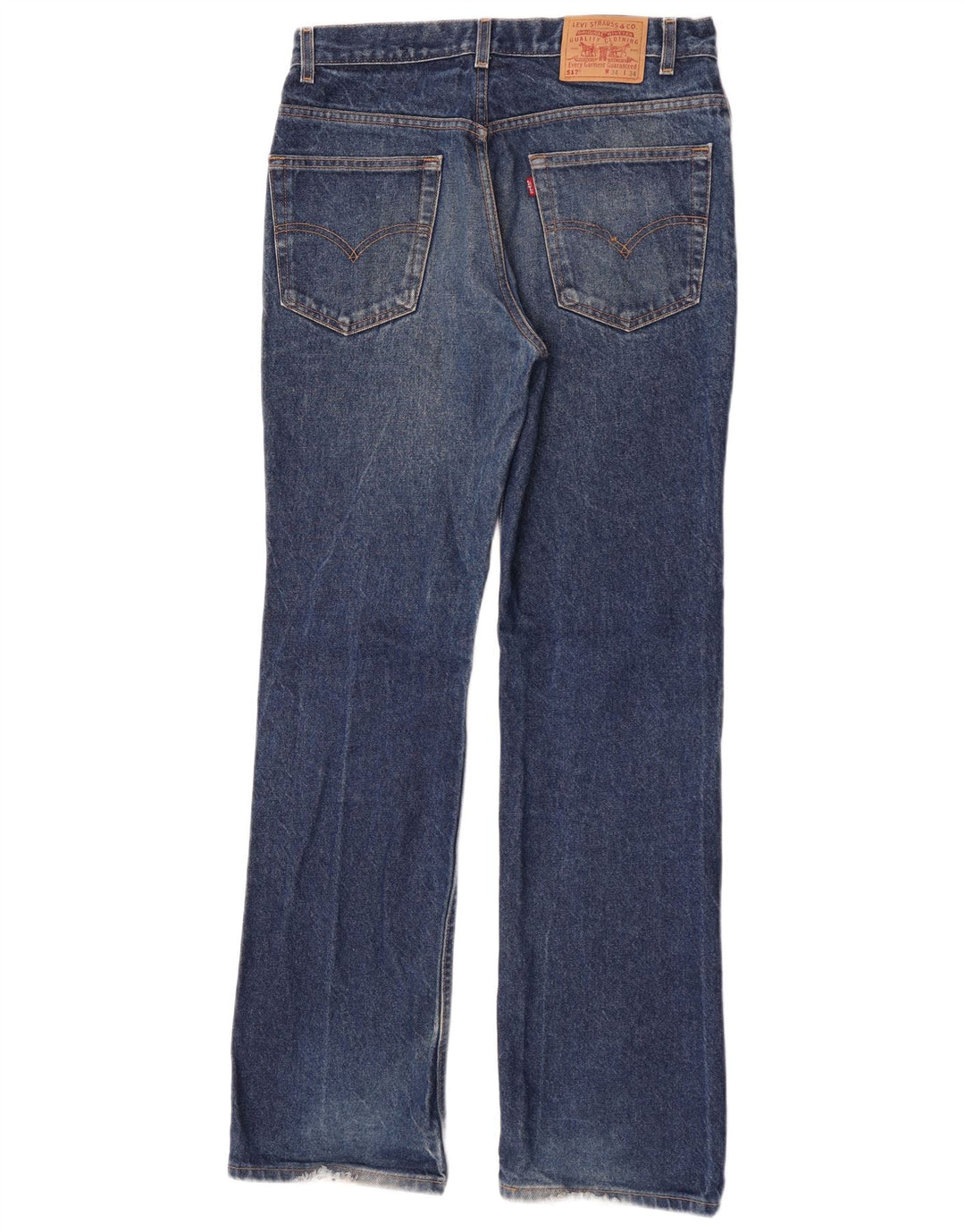 Levi's Herre 517 Bootcut Jeans W34 L34 Blå Bomuld