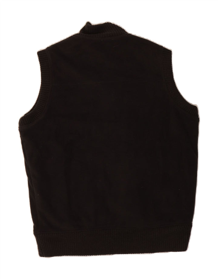 JAMES PRINGLE Mens Padded Fleece Gilet UK 38 Medium Grey Polyester Vintage James Pringle and Second-Hand James Pringle from Messina Hembry 