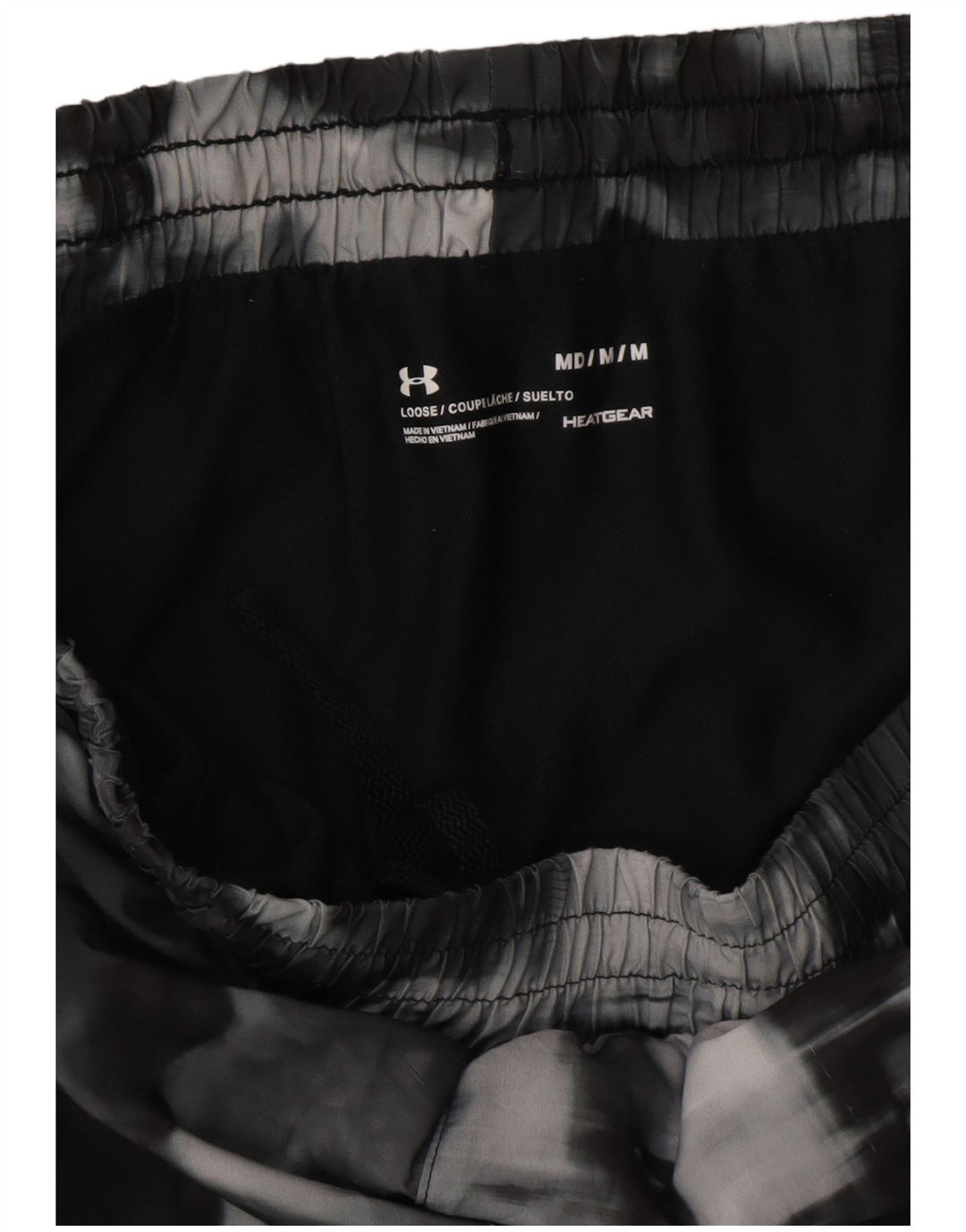 UNDER ARMOUR Sportsshorts til kvinder UK 14 Medium Grey Tie Dye