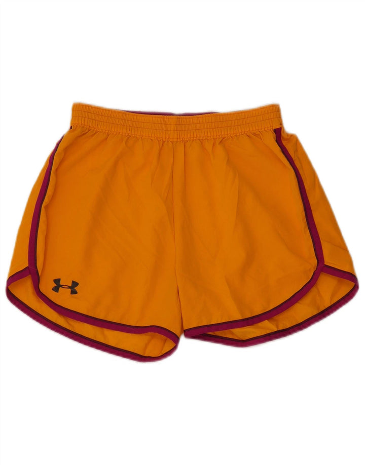Under Armour Sportsshorts til kvinder UK 12 Medium Orange Polyester