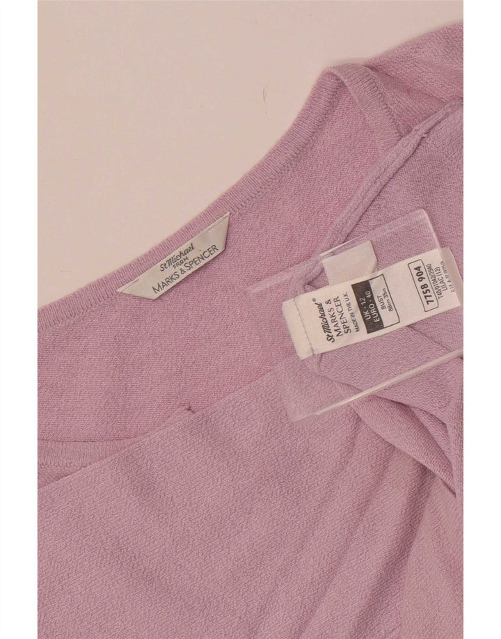 Marks & Spencer Dame St. Michael Top 3/4 ærme UK 12 Medium Lilla
