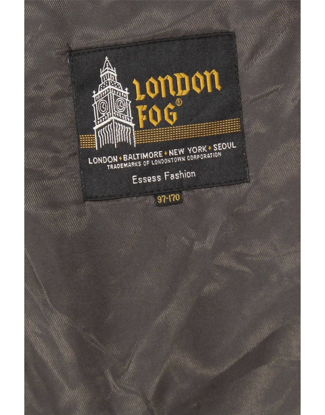 London Fog Herre Liner Gilet UK 38 Medium Black