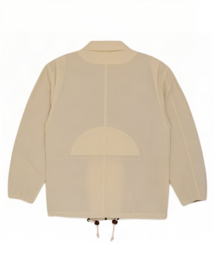 Vintage Herre Utility Jacket IT 50 Large Off White Bomuld