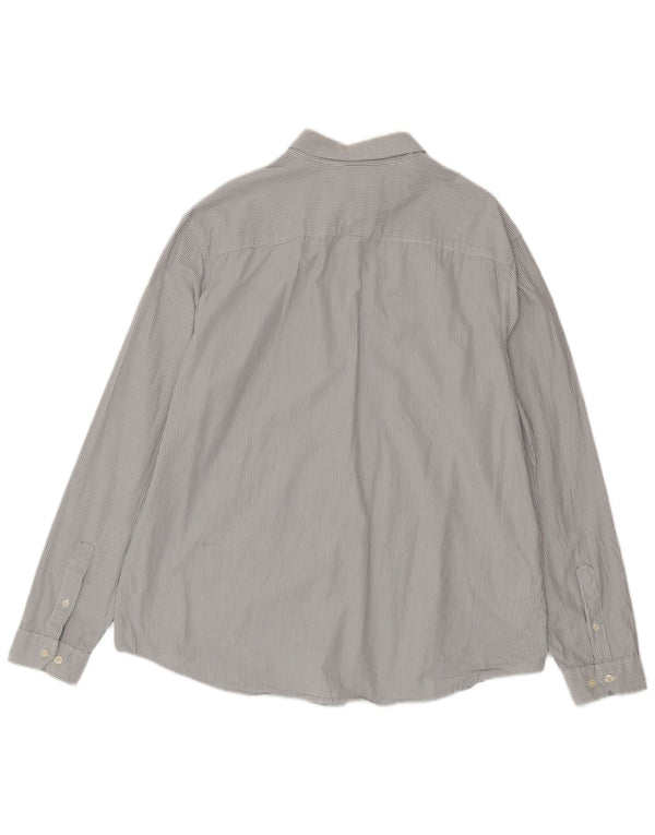 Penguin Heritage Slim Fit skjorte 2XL blå nålestribet bomuld