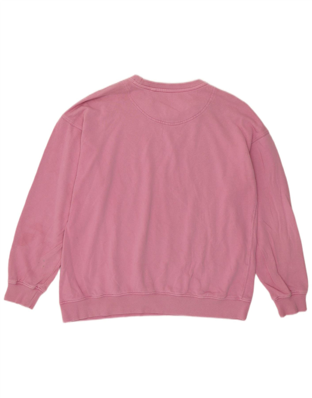 FAT FACE Dame Sweatshirt Jumper UK 12 Medium Pink Bomuld