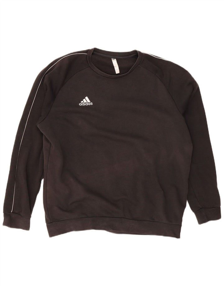 ADIDAS Sweatshirt til mænd XL Sort bomuld