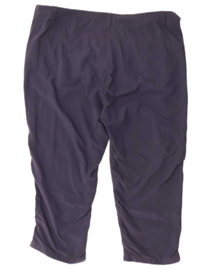Rohan Dame Cargo Capri Bukser US 16 2XL W40 L22 Marineblå polyamid