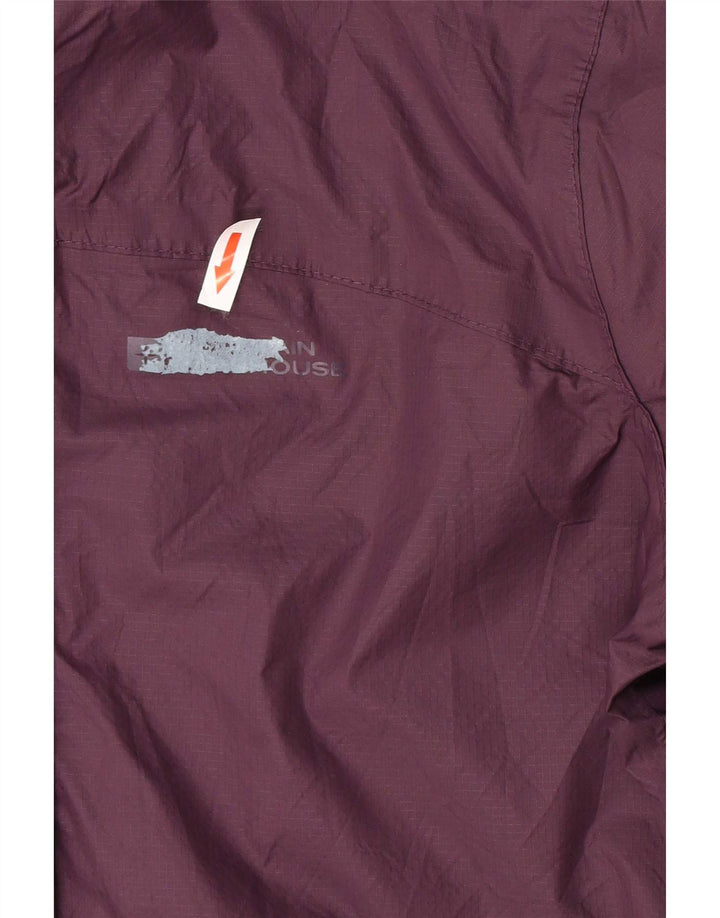Mountain Warehouse Dame Regnjakke med hætte UK 12 Medium Lilla Polyamid