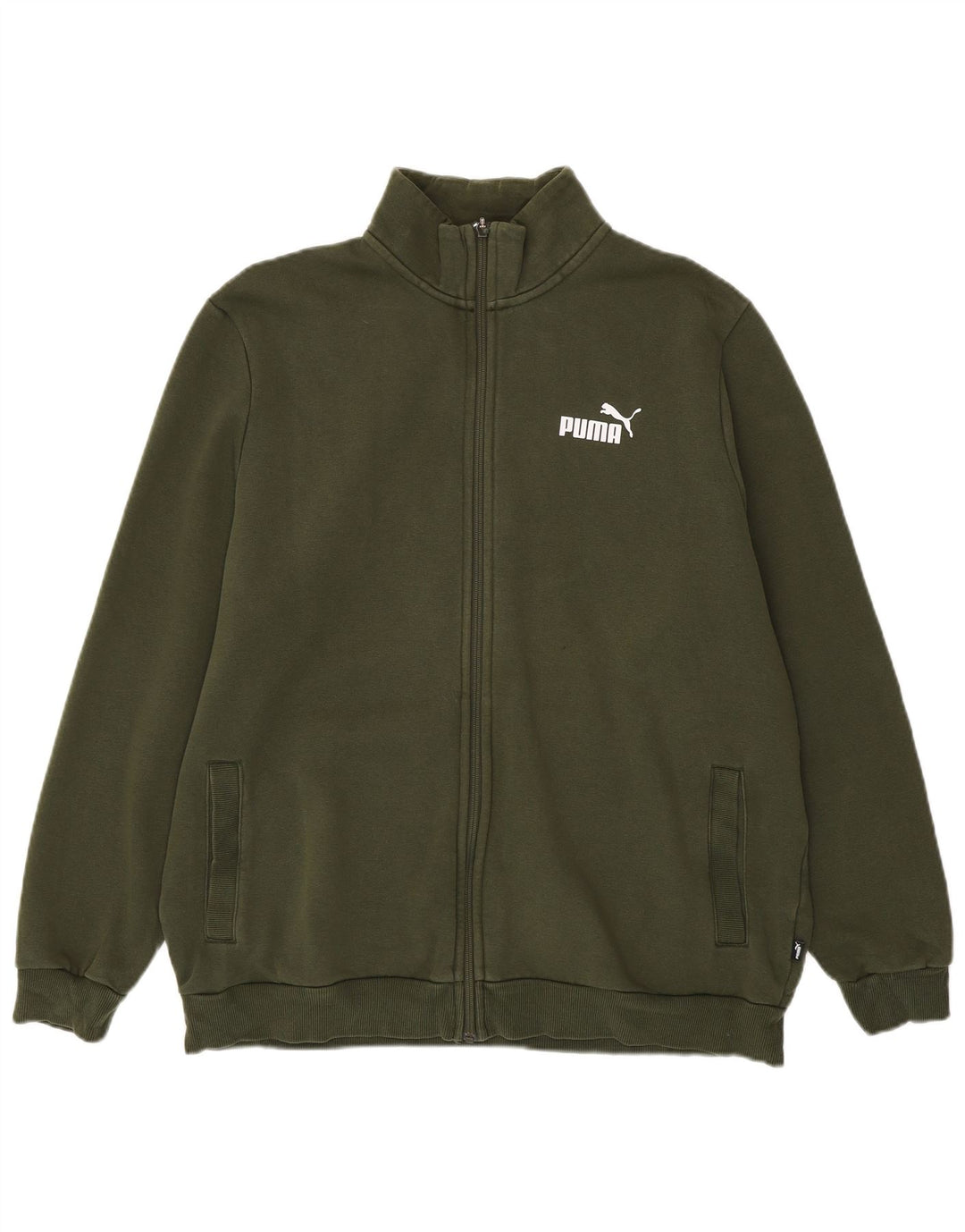 PUMA Træningsdragt til mænd Topjakke XL Khaki Bomuld