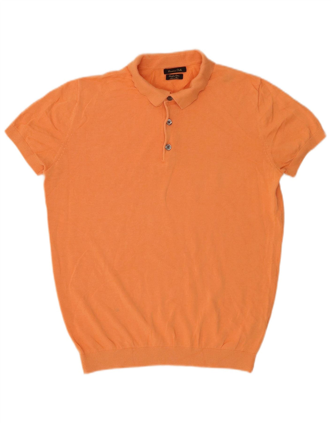 Massimo Dutti Herre Polo Shirt Lille Orange Bomuld