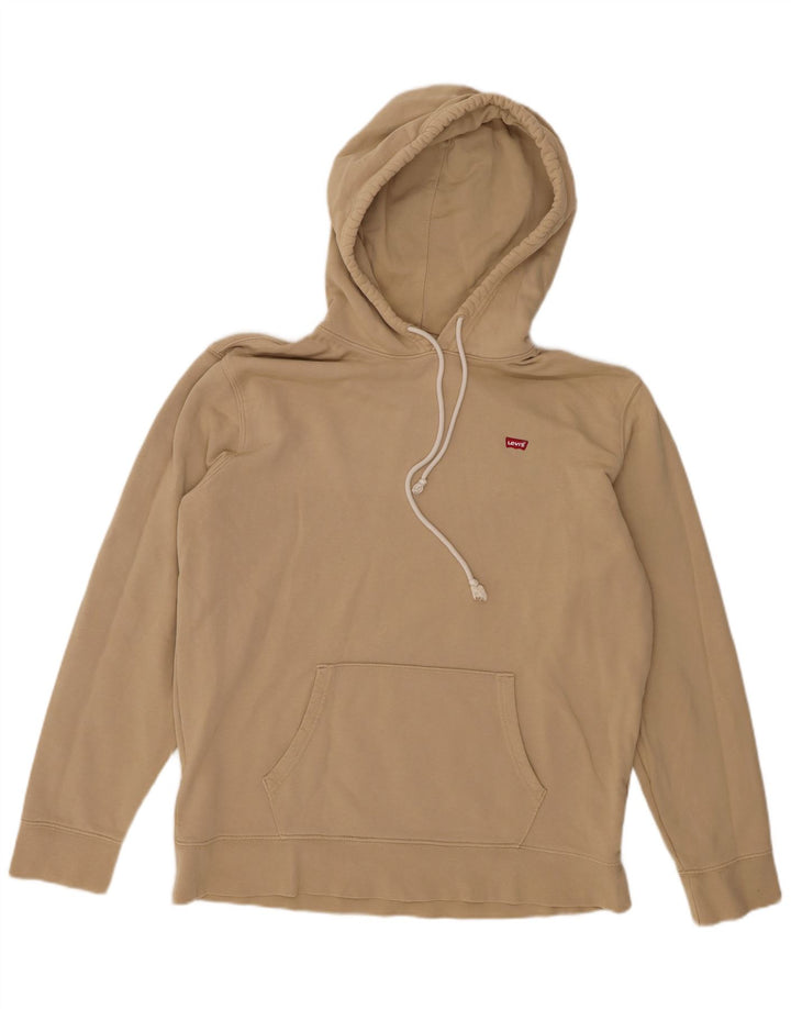 Levi's Standard hættetrøje til mænd Stor beige bomuld