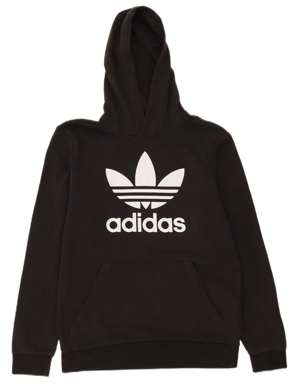 Adidas Grafisk hættetrøje til piger 15-16 år Sort bomuld
