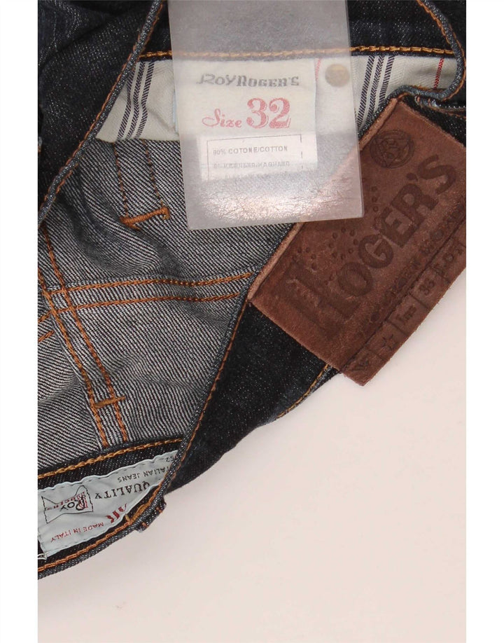 Roy Rogers Slim Jeans til mænd W32 L30 Marineblå bomuld