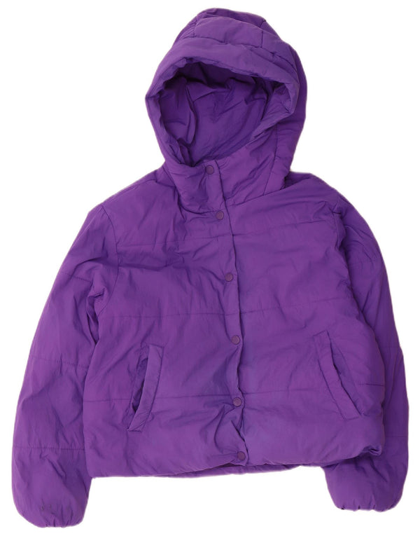 Zara Pige Polstret Hættejakke 13-14 år Lilla Polyester