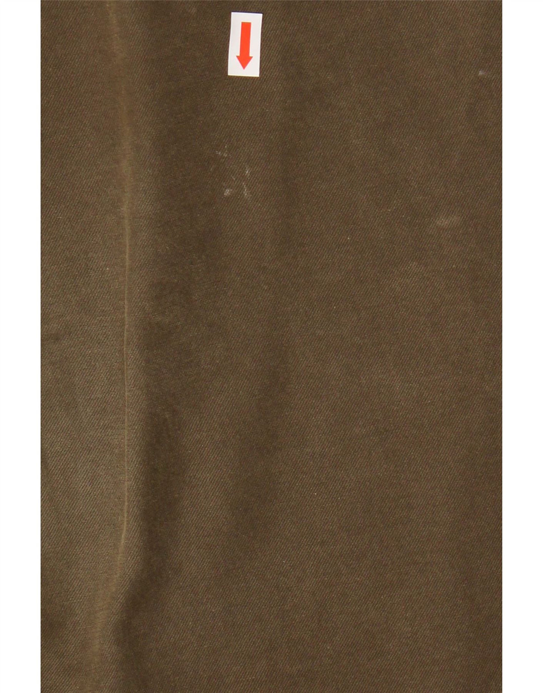 BENETTON Womens Straight Cargo Trousers IT 42 Medium W30 L31 Khaki Cotton