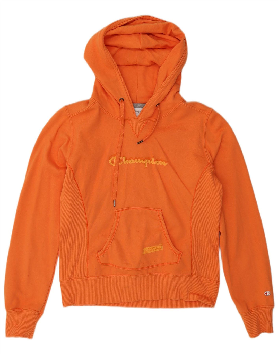 Champion Womens Heritage Classics Grafisk hættetrøje Jumper UK 10 Small Orange