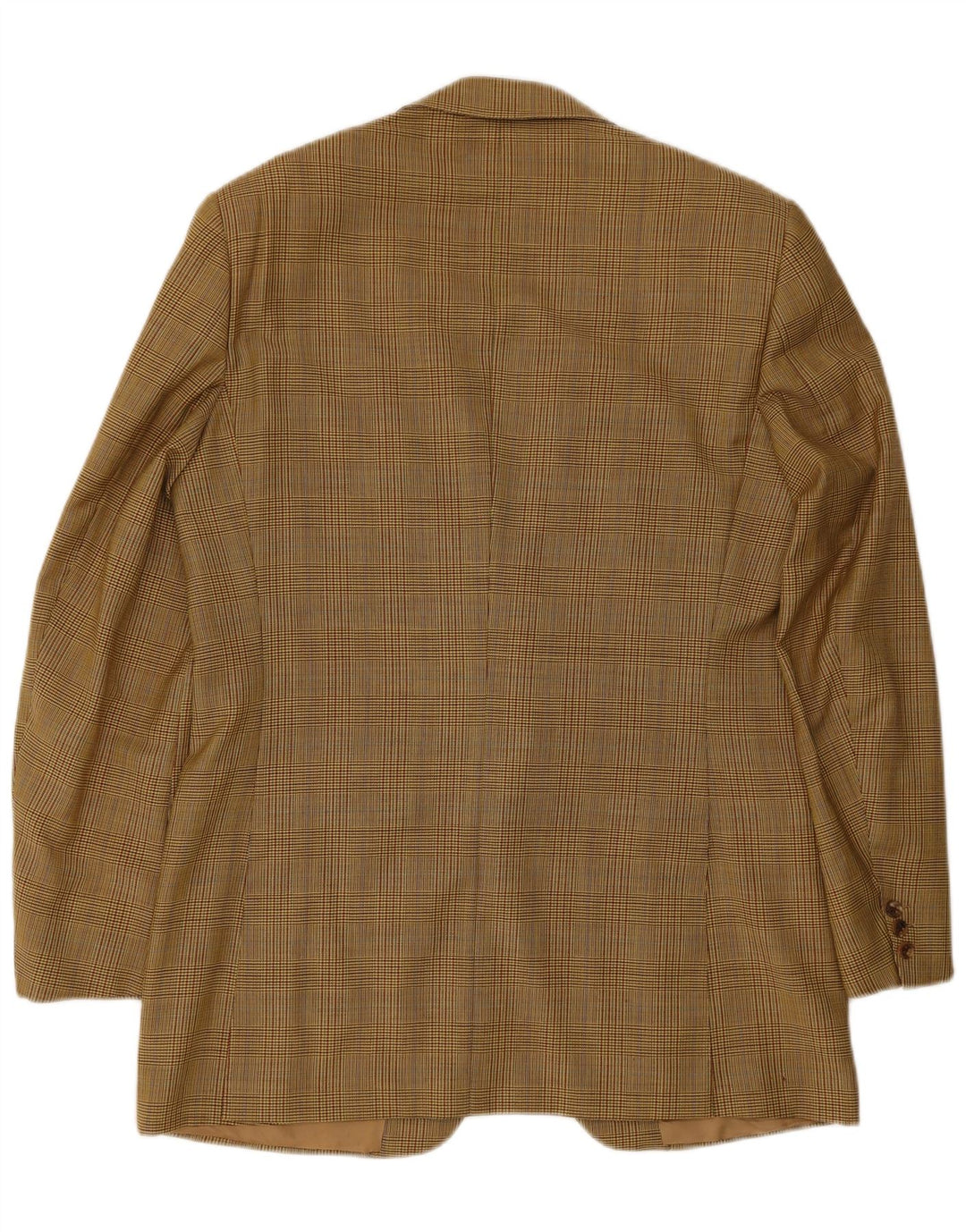 Gieves & Hawkes Herre 2-knaps blazerjakke UK 42 XL Brun Houndstooth Uld