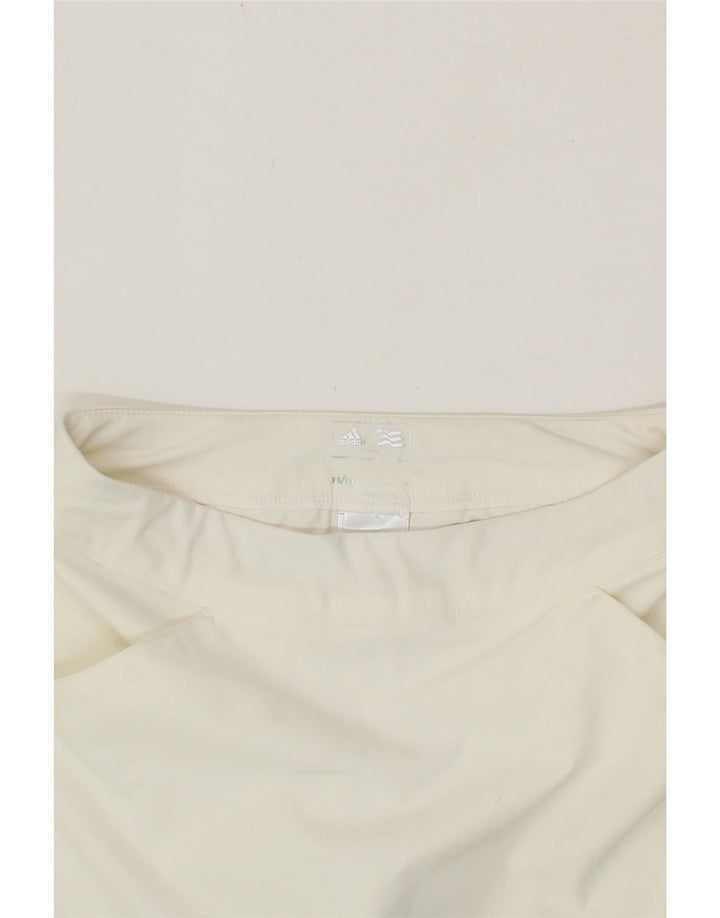 ADIDAS Womens Skort UK 6 XS  White Colourblock Polyester Vintage Adidas and Second-Hand Adidas from Messina Hembry 