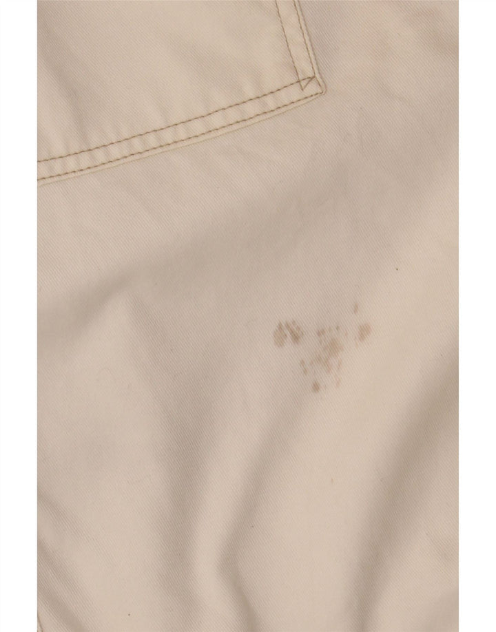 Vintage Herre Cargo Shorts W38 XL Hvid Bomuld