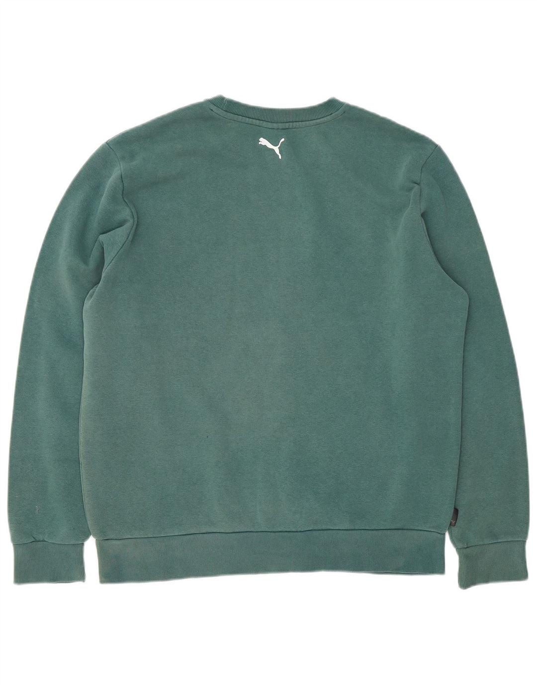 Puma Herre Grafisk Sweatshirt Jumper Stor Grøn Bomuld