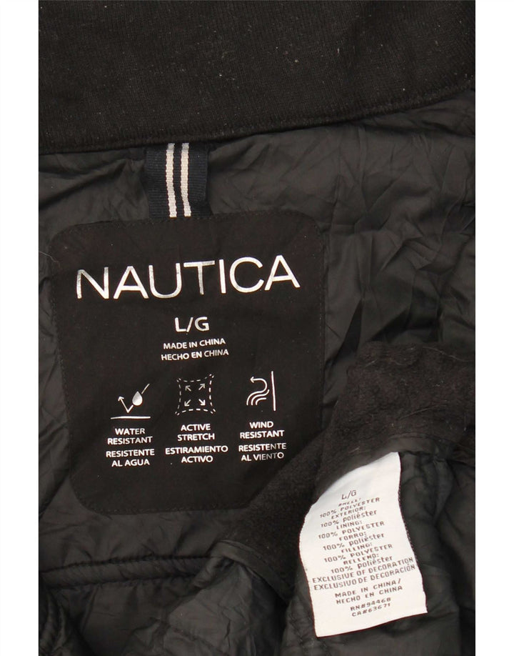 Nautica Polstret Herrejakke UK 40 Stor Sort Polyester