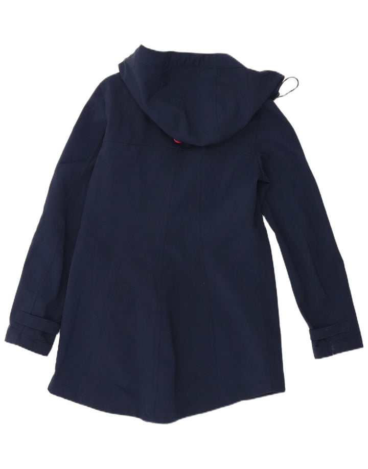 Nautica Regnjakke med hætte til kvinder UK 14 Stor marineblå polyester