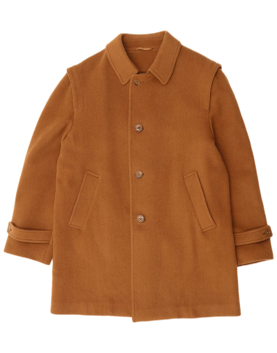 Herno Herre Overfrakke EU 50 Stor Beige Uld