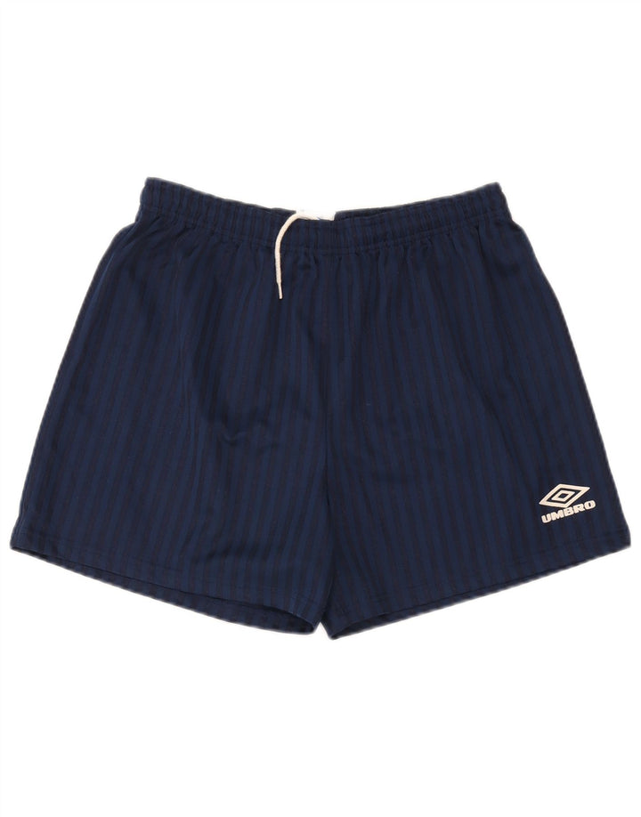 Umbro Herre Sportshorts Medium Navy Blue Pinstripe Polyester