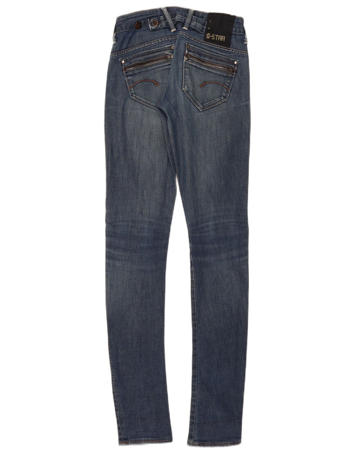 G-Star Dame Skinny Jeans med lav talje W25 L34 Blå Bomuld