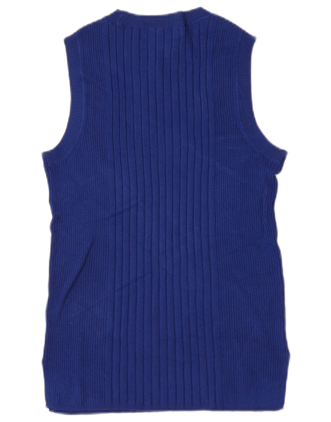 Marks & Spencer Damevest Top UK 12 Medium Blue Viscose