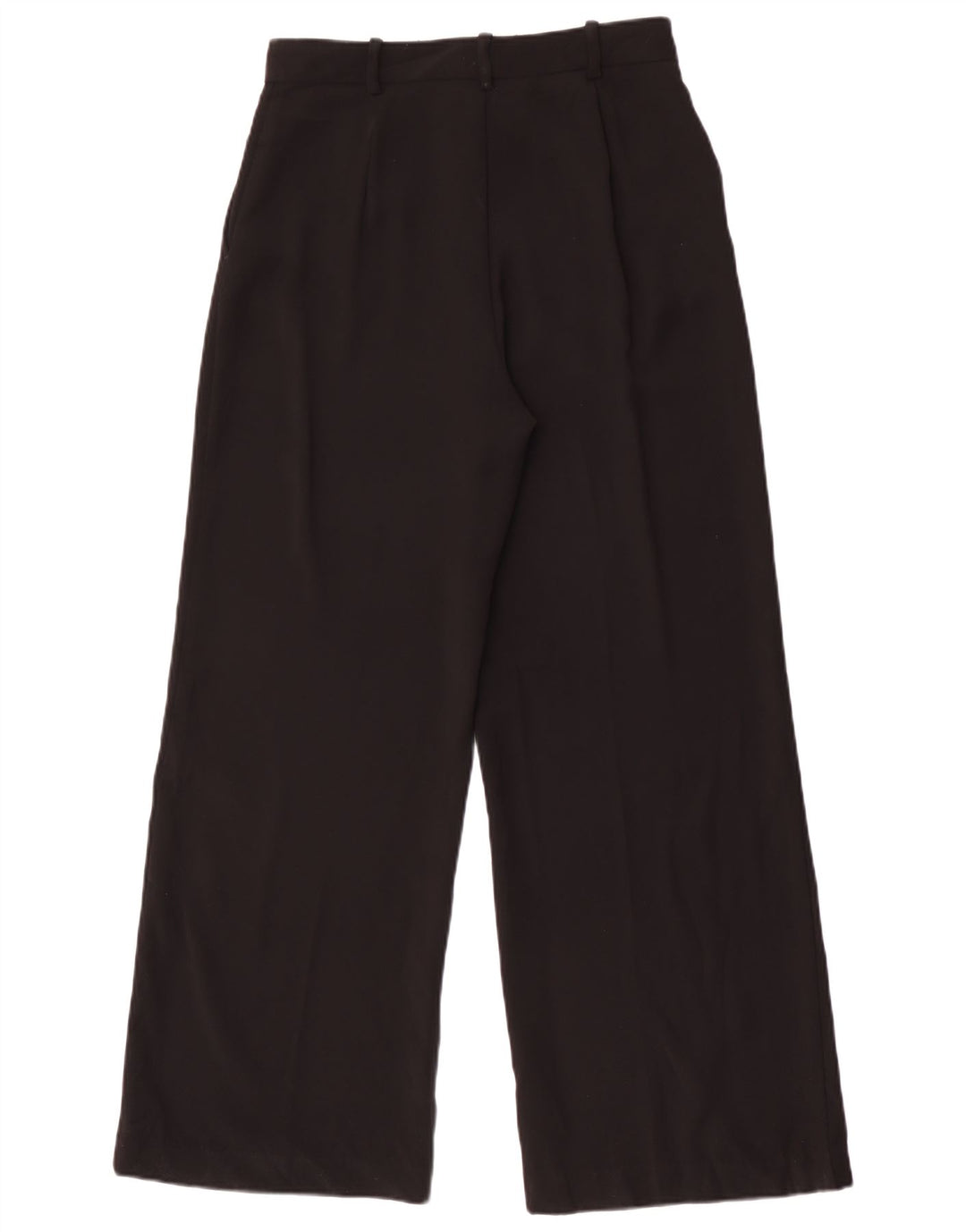 Zara Dame Chinobukser med brede ben Medium W28 L29 Sort Polyester