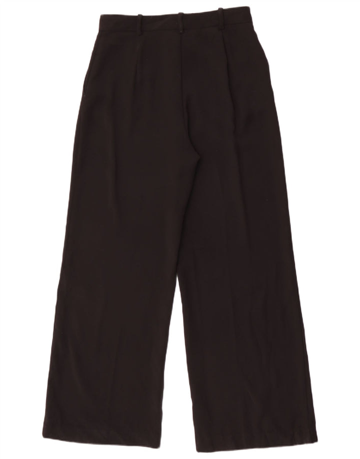 Zara Dame Chinobukser med brede ben Medium W28 L29 Sort Polyester