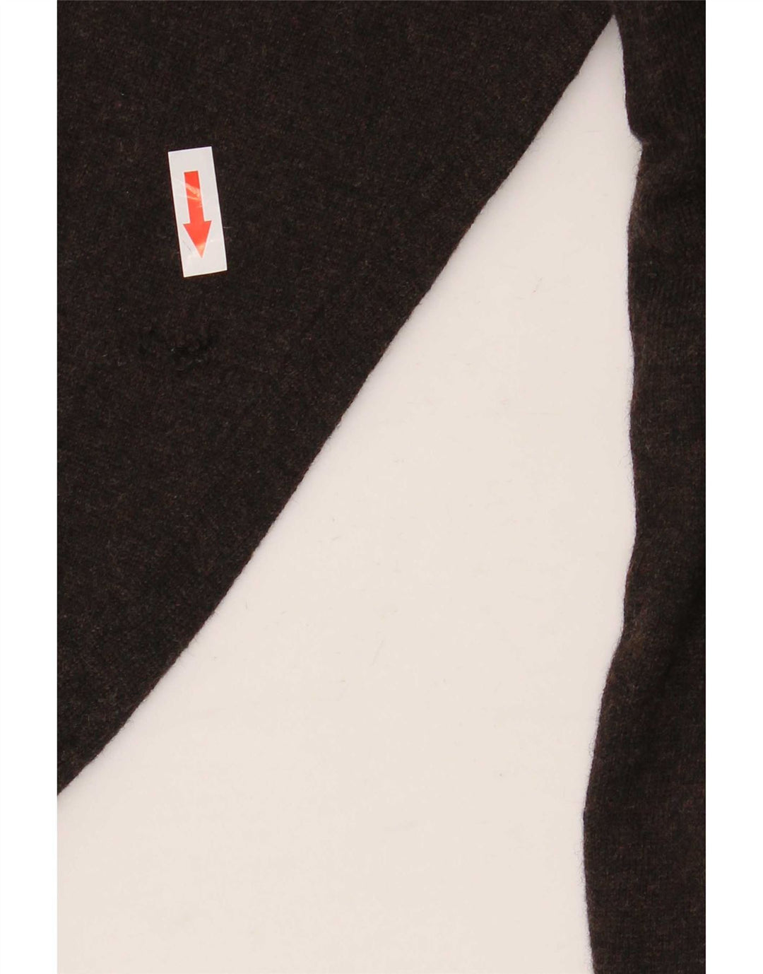 Tommy Hilfiger Herre V-hals sweater XL Brun lammeuld