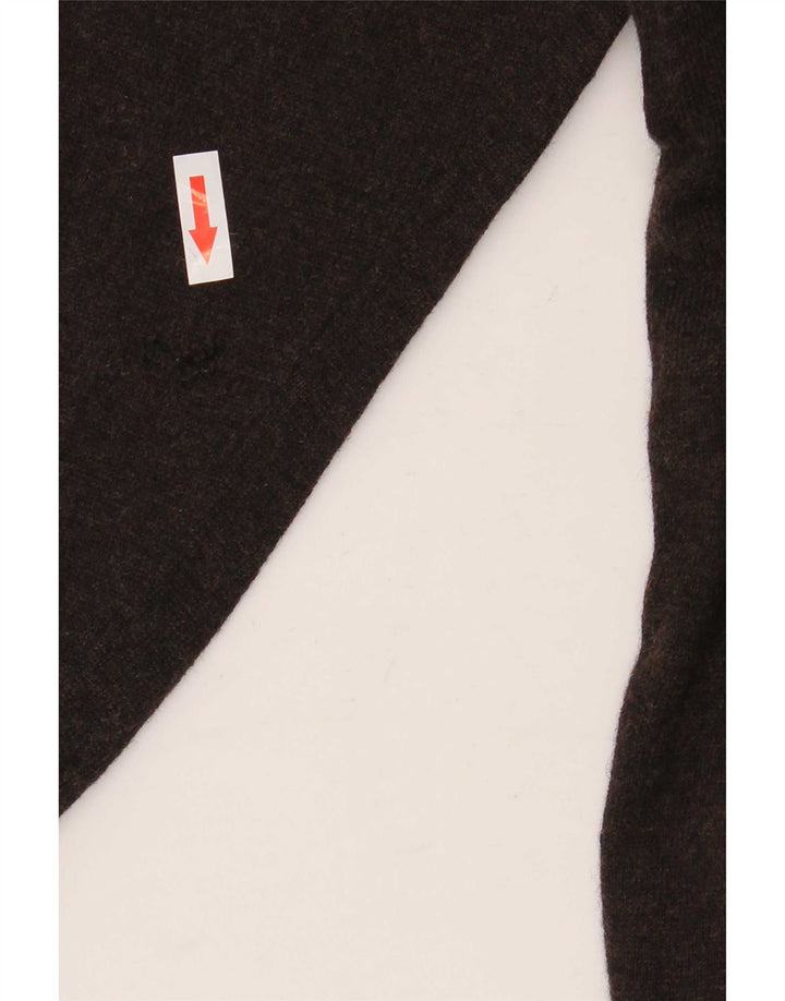 Tommy Hilfiger Herre V-hals sweater XL Brun lammeuld