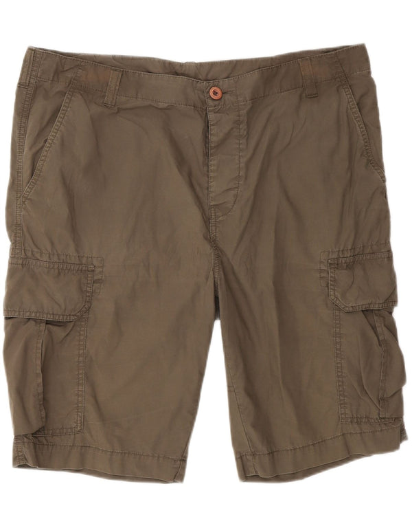 Kappa Herre Cargo Shorts IT 50 Large W36 Khaki Cotton