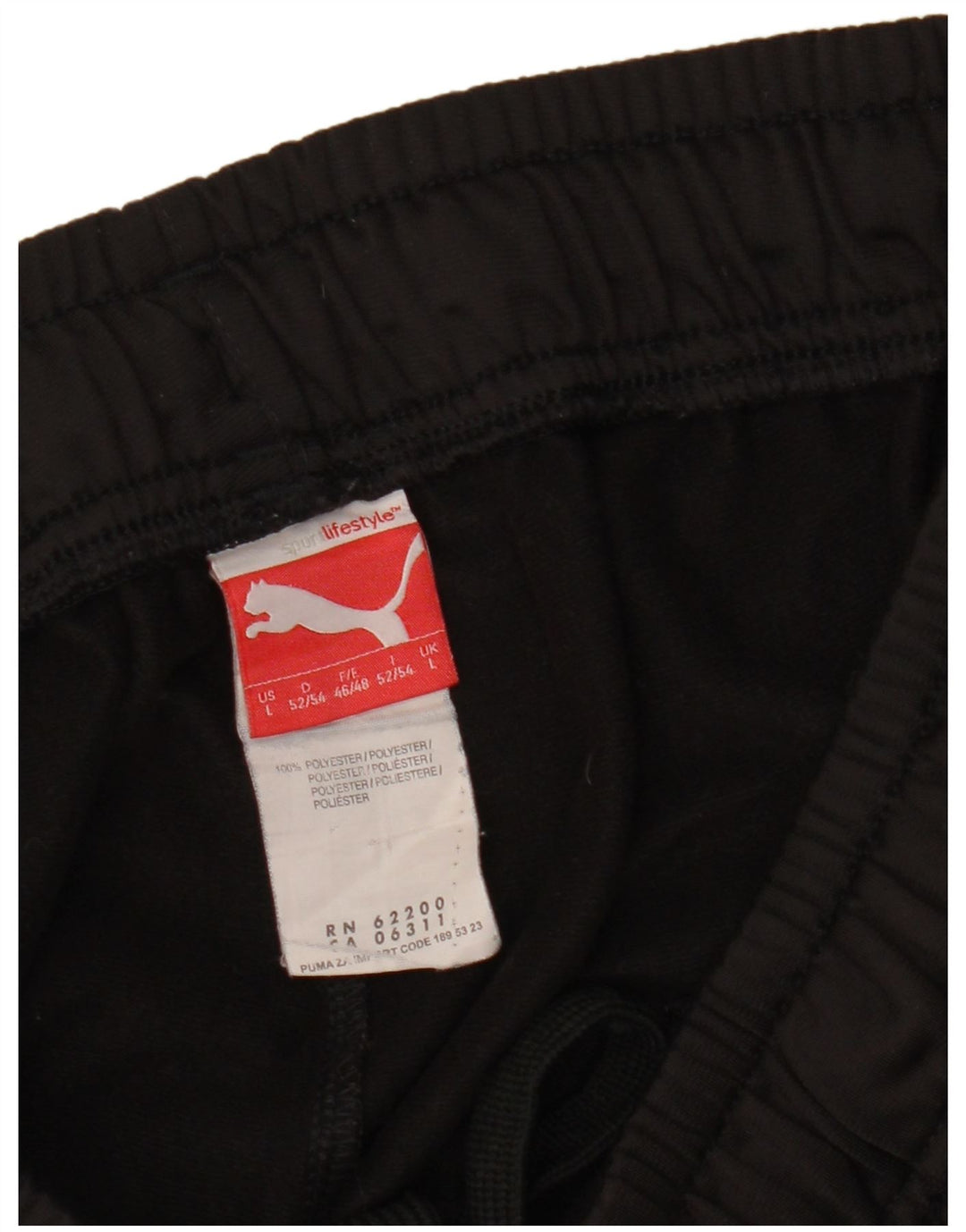 Puma Sportshorts til mænd Large Black Colourblock Polyester