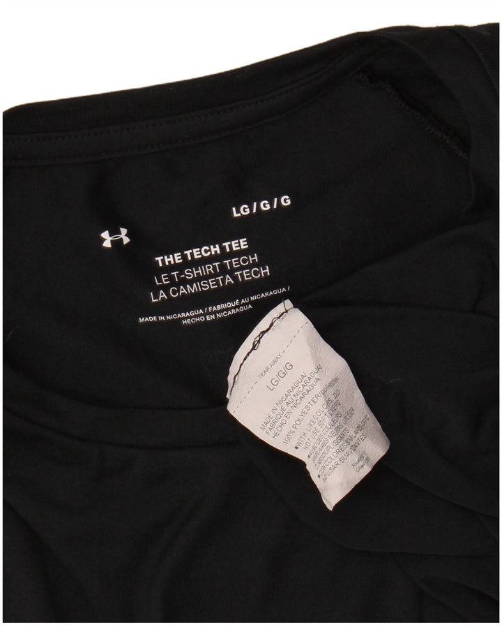 Under Armour Herre T-Shirt Top Stor Sort Polyester