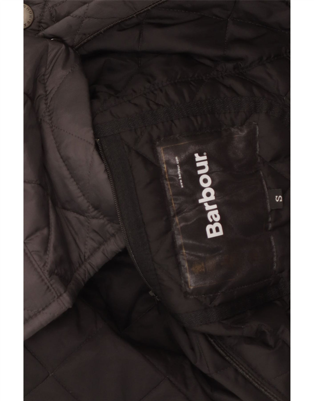 Barbour Herre Loose Fit Quiltet Jakke UK 36 Small Black Polyamide