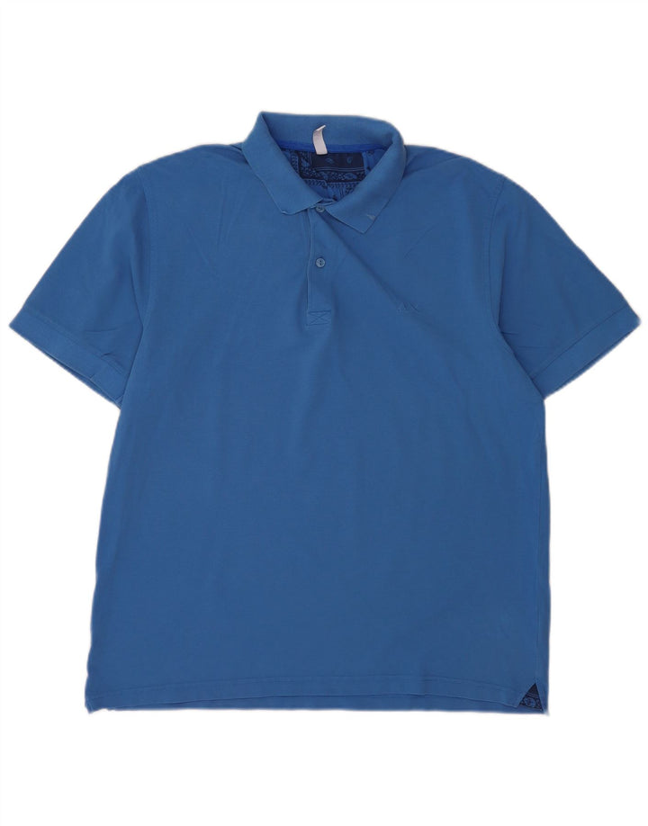 Sun68 Herre poloshirt 2XL Blå Bomuld