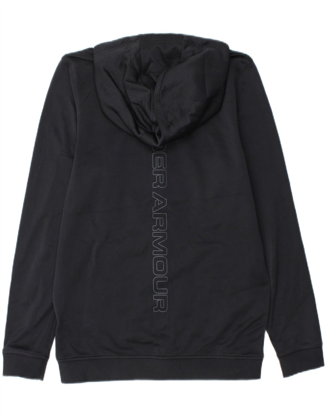 UNDER ARMOUR Herre Cold Gear Grafisk Zip Hættetrøje Sweater Small Black