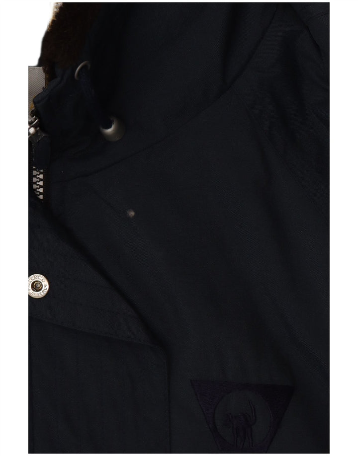 CIESSE PIUMINI Dame Oversized Windbreaker Jacket Størrelse 48 Large Navy Blue