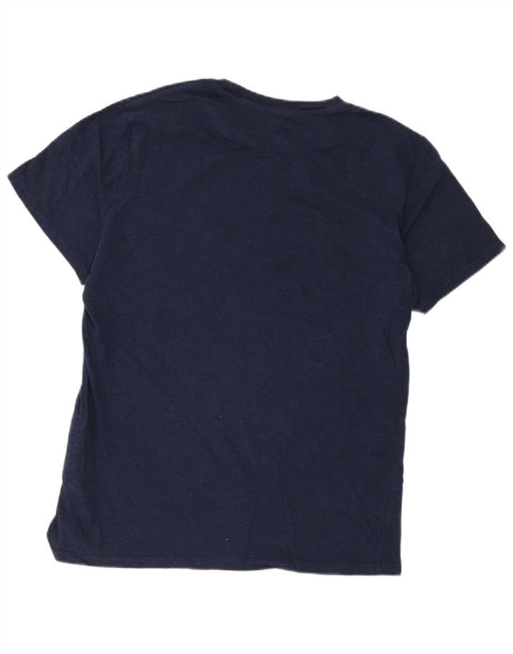 Levi's Herre grafisk T-shirt Top Stor marineblå bomuld